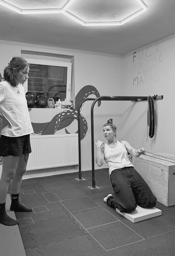 Kristýna Ivančíková - cvičení s klientem